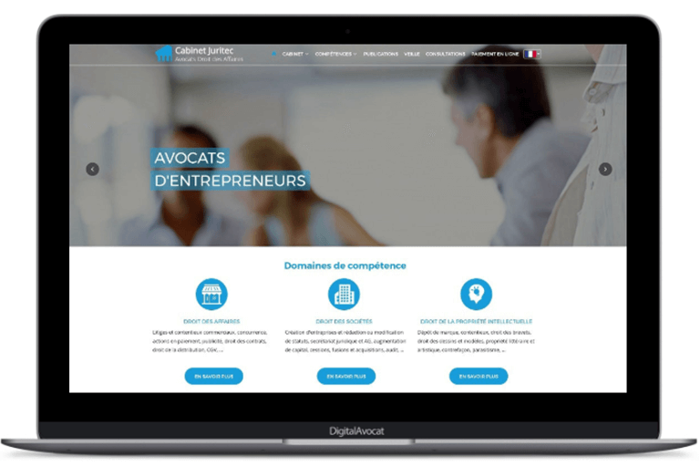 design professionnel site internet avocat